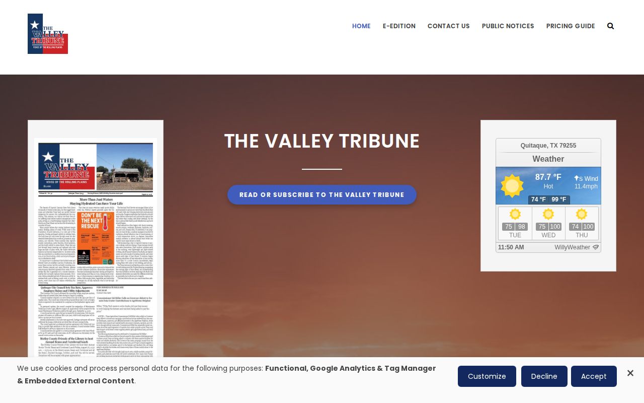 Motley County crime news source at The Valley Tribune