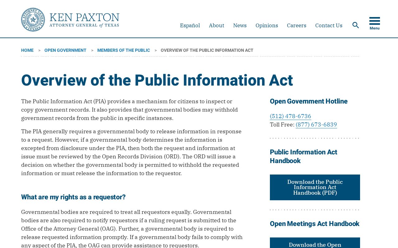 Motley County booking records and Texas public-information request guidance